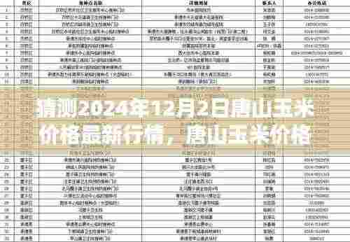 唐山玉米价格最新行情预测及分析(预测至2024年12月)