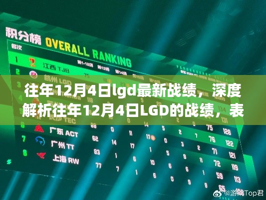 深度解析,往年12月4日LGD的战绩表现与最新战绩回顾