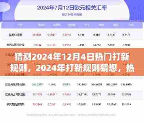 2024年新股申购趋势展望,打新规则猜想与热门新股申购展望
