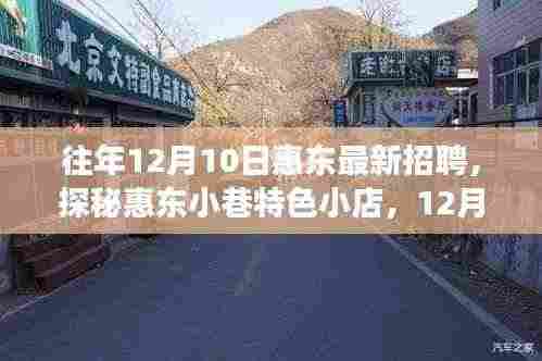 惠东招聘新风向标,探秘小巷特色小店,职场新机遇揭秘