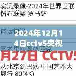 CCTV5央视一套直播预告,2024年12月14日实时直播指南及观看方式