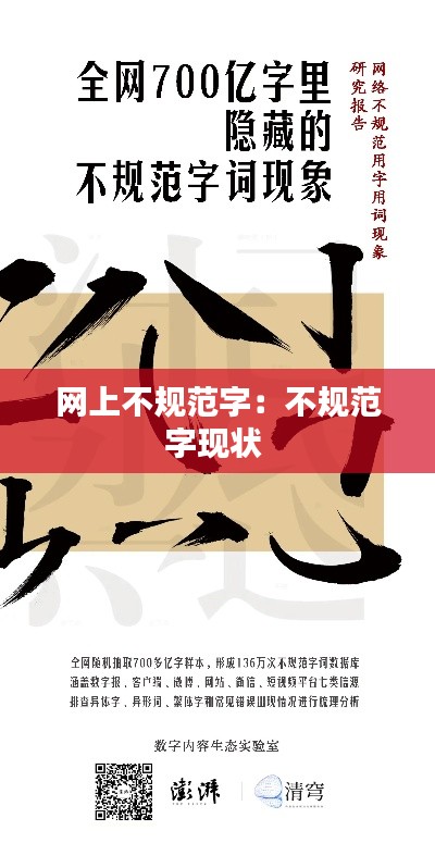 网上不规范字:不规范字现状