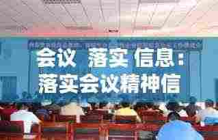 会议  落实 信息：落实会议精神信息报送 