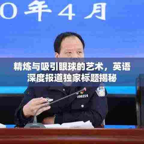 精炼与吸引眼球的艺术,英语深度报道独家标题揭秘
