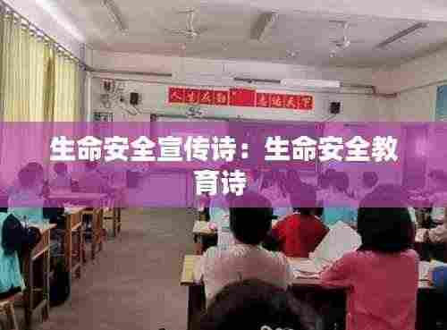 生命安全宣传诗：生命安全教育诗 