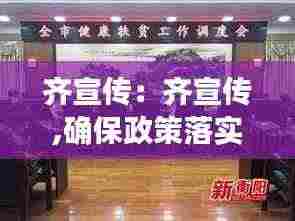 齐宣传:齐宣传,确保政策落实到位