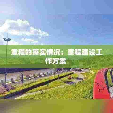 章程的落实情况:章程建设工作方案