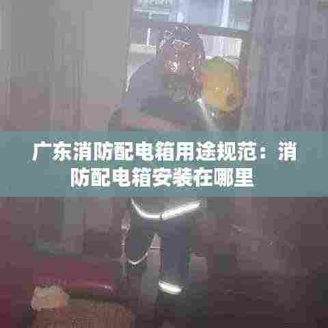 广东消防配电箱用途规范:消防配电箱安装在哪里