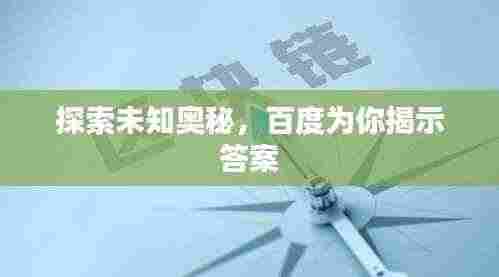 探索未知奥秘,百度为你揭示答案