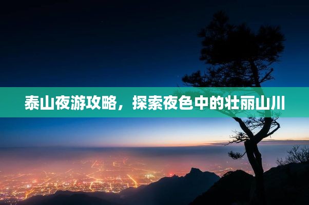 泰山夜游攻略,探索夜色中的壮丽山川