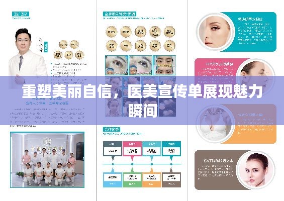 重塑美丽自信，医美宣传单展现魅力瞬间