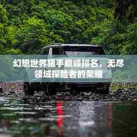 幻想世界猎手巅峰排名,无尽领域探险者的荣耀