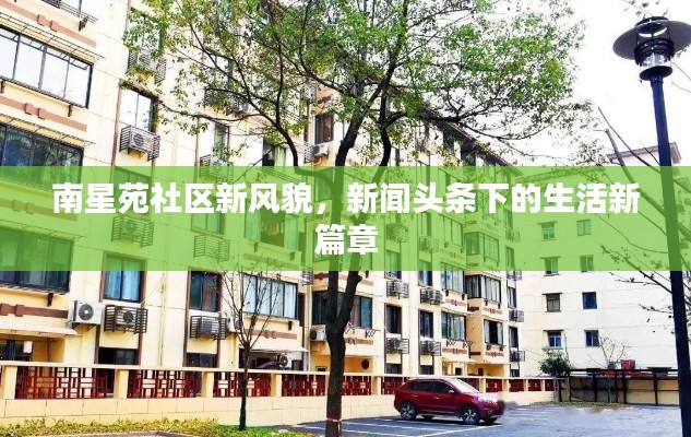 南星苑社区新风貌，新闻头条下的生活新篇章
