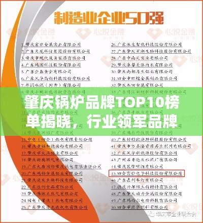 肇庆锅炉品牌TOP10榜单揭晓,行业领军品牌一览无余