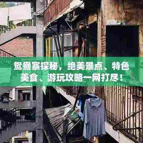 鸳鸯寨探秘,绝美景点、特色美食、游玩攻略一网打尽!